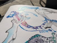 Different angle showing sheen