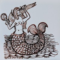 Old style mermaid
