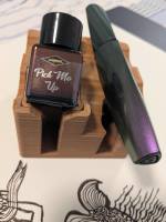 Ink bottle and pen
