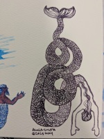Long tailed merperson 